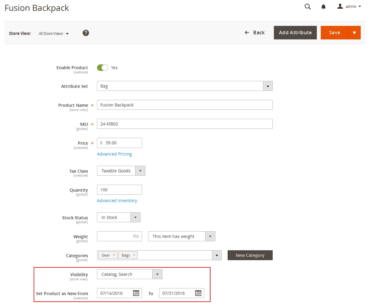 set new product step22